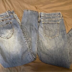 Classic Blue Denim Women's Jeans Bundle of 2